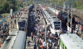 Wystawa taboru kolejowego na stacji Warszawa Gdańska podczas Dni Transportu Publicznego. 24 września 2006 r. Fot. Jerzy Szeliga.

Sygnatura: CD38/13.