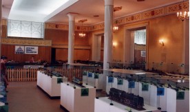 Wystawa modeli kolejowych w Sali Lustrzanej Muzeum Kolejnictwa w Warszawie....